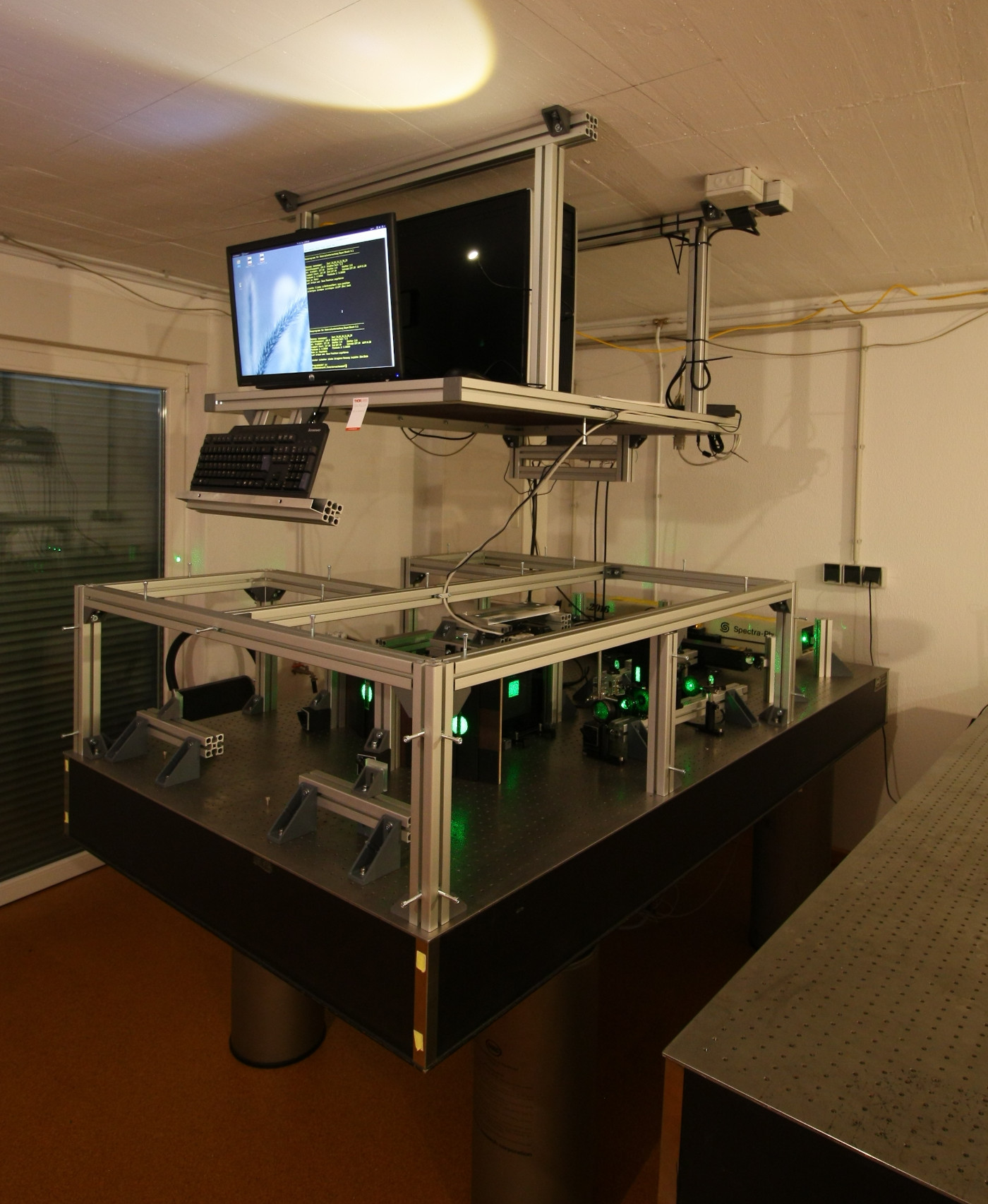 Holografischer Messaufbau